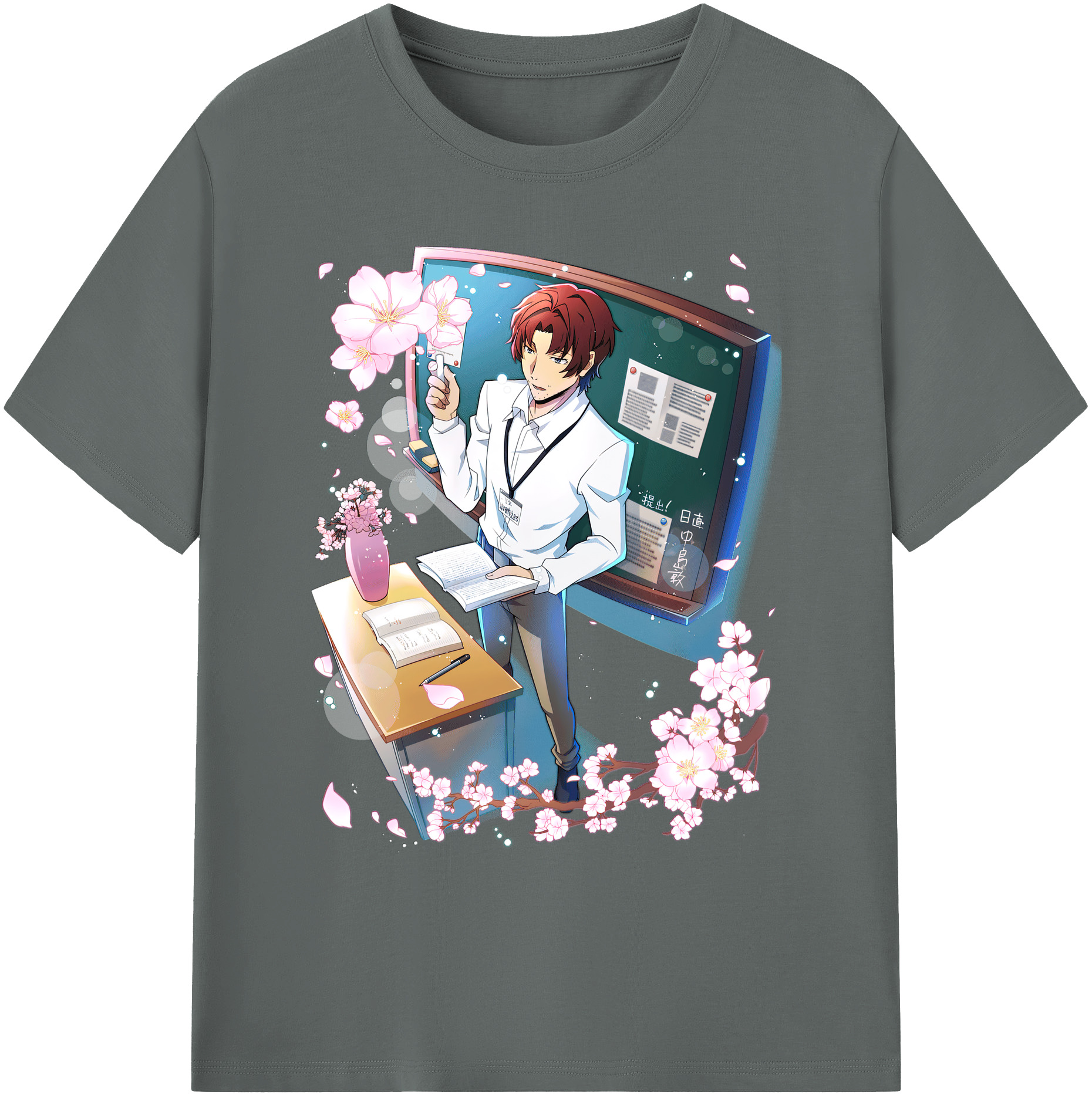 （画像用） 文豪ストレイドッグス Bungo Stray Dogs 綿100％ メンズ半袖Tシャツ｜肌触りやわらか＆通気性